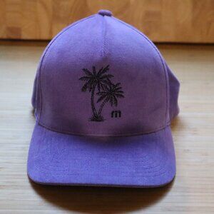 Travis Mathew Lime Ridge Palm Embroidered Snapback Hat